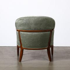 Edward Wormley Mid Century Janus Club Chairs by Edward Wormley for Dunbar in Velvet Walnut - 4162068