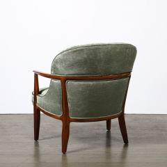 Edward Wormley Mid Century Janus Club Chairs by Edward Wormley for Dunbar in Velvet Walnut - 4162072
