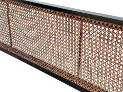 Edward Wormley Mid Century Modern Edward Wormley for Dunbar King Size Headboard in Cane - 4286496