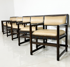 Edward Wormley Mid Century Modern Set of 6 Armchairs by Edward Wormley for Dunbar - 3532948