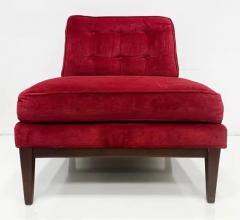 Edward Wormley Mid century Modern Slipper Lounge Chairs Edward Wormley for Dunbar Style - 4106764