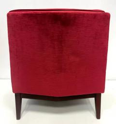 Edward Wormley Mid century Modern Slipper Lounge Chairs Edward Wormley for Dunbar Style - 4106780