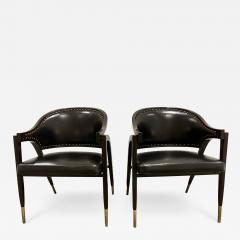 Edward Wormley Pair Edward Wormley for Dunbar Model 5480 Chairs - 2721079