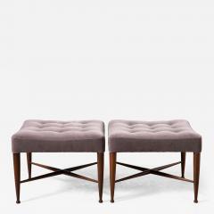 Edward Wormley Pair of Benches by Edward Wormely for Dunbar - 4207571