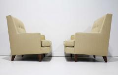 Edward Wormley Pair of Dunbar High Back Mr Lounge Chairs by Edward Wormley - 1900373