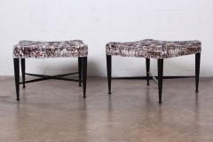 Edward Wormley Pair of Dunbar Thebes Stools by Edward Wormley - 1080140