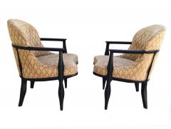 Edward Wormley Pair of Edward J Wormley Janus Lounge Chairs for Dunbar - 2432755