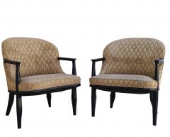 Edward Wormley Pair of Edward J Wormley Janus Lounge Chairs for Dunbar - 2432758