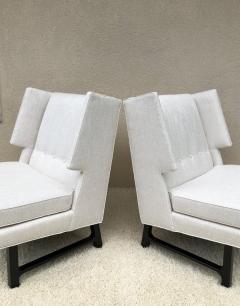 Edward Wormley Pair of Edward Wormley Dunbar High Back Chairs Wormley Estate Weston ct - 1477268