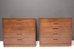 Edward Wormley Pair of Edward Wormley for Dunbar Chest of Drawers NIghtstands - 2494016