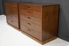 Edward Wormley Pair of Edward Wormley for Dunbar Chest of Drawers NIghtstands - 2494018