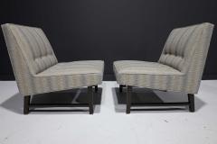 Edward Wormley Pair of Edward Wormley for Dunbar Slipper Chairs - 2055708