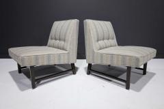 Edward Wormley Pair of Edward Wormley for Dunbar Slipper Chairs - 2055711