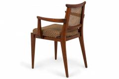 Edward Wormley Pair of Pulled Feather Patterned Upholstery Wooden Game Chairs - 2789676