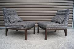 Edward Wormley Pair of Slipper Chairs by Edward Wormley for Dunbar - 578128