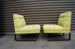 Edward Wormley Pair of Slipper Chairs by Edward Wormley for Dunbar - 699258