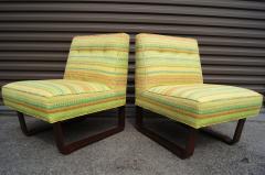 Edward Wormley Pair of Slipper Chairs by Edward Wormley for Dunbar - 699262