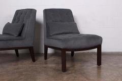 Edward Wormley Pair of Slipper Chairs by Edward Wormley for Dunbar - 1537172