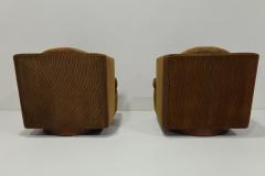 Edward Wormley Rare Edward Wormley for Dunbar Model 251 Swivel Lounge Chairs - 4327952