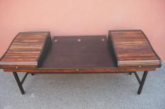 Edward Wormley Roll Top Rosewood Desk Model 912 by Edward Wormley for Dunbar - 348218