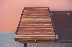 Edward Wormley Roll Top Rosewood Desk Model 912 by Edward Wormley for Dunbar - 348219