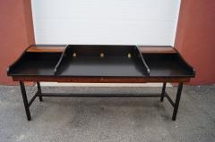 Edward Wormley Rosewood and Mahogany Roll Top Desk by Edward Wormley for Dunbar - 1396992