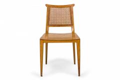 Edward Wormley Set of 4 Edward Wormley for Dunbar Caned Back Light Wooden Side Chairs - 2787531