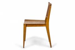 Edward Wormley Set of 4 Edward Wormley for Dunbar Caned Back Light Wooden Side Chairs - 2787532