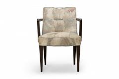 Edward Wormley Set of 6 Edward Wormley for Dunbar Patterned Pastel Upholstered Dining Chairs - 2787270