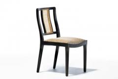 Edward Wormley Set of 6 Mid Century Wormley Dunbar Style Cane Mahogany Dining Chairs - 3495108