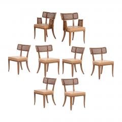 Edward Wormley Set of Eight Edward Wormley for Dunbar Curved Back Dining Chairs 1948 - 4623981