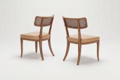 Edward Wormley Set of Eight Edward Wormley for Dunbar Curved Back Dining Chairs 1948 - 4623987