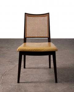 Edward Wormley Set of Six Edward Wormley Cane Dining Chairs for Dunbar - 4742988