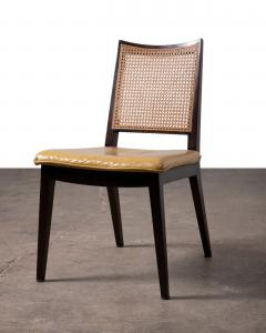 Edward Wormley Set of Six Edward Wormley Cane Dining Chairs for Dunbar - 4742989