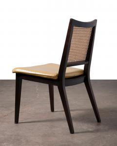 Edward Wormley Set of Six Edward Wormley Cane Dining Chairs for Dunbar - 4742993