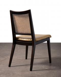 Edward Wormley Set of Six Edward Wormley Cane Dining Chairs for Dunbar - 4742996