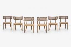 Edward Wormley Set of Six Edward Wormley for Dunbar Curved Back Dining Chairs - 2782578