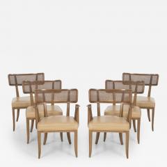 Edward Wormley Set of Six Edward Wormley for Dunbar Curved Back Dining Chairs - 2790922