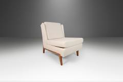 Edward Wormley Set of Two Bespoke Slipper Chairs After Edward Wormley - 2547145