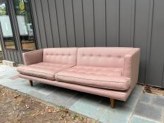 Edward Wormley Stylish Petite Edward Wormley for Dunbar Walnut Sofa Miid Century - 4429338