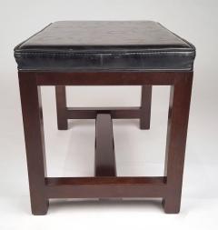 Edward Wormley Two Pairs of Solid Mahogany Stools by Edward Wormley for Dunbar - 481098