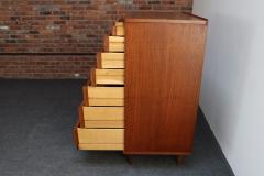 Edward Wormley Vintage Mahogany Highboy Chest of Drawers Dresser by Edward Wormley for Dunbar - 3850233