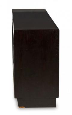 Edward Wormley for Dunbar Furniture American Mid Century Woven Front Dark Brown - 4628872