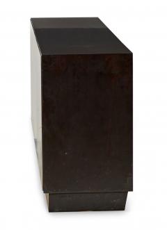 Edward Wormley for Dunbar Furniture American Mid Century Woven Front Dark Brown - 4628876