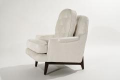 Edward Wormley for Dunbar Janus Collection Chair and Footstool C 1950s - 2752387
