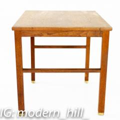Edward Wormley for Dunbar Mid Century Mahogany and Brass Side End Table - 1870799