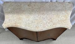 Edwardian Adams Style Marble Top Curved Front Finely Detailed Commode - 2925206