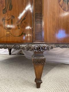 Edwardian Adams Style Marble Top Curved Front Finely Detailed Commode - 2925211