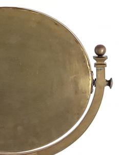 Edwardian Brass Swiveled Dressing Mirror England circa 1910 - 3499227