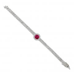 Edwardian Burma Ruby Bracelet - 4399494